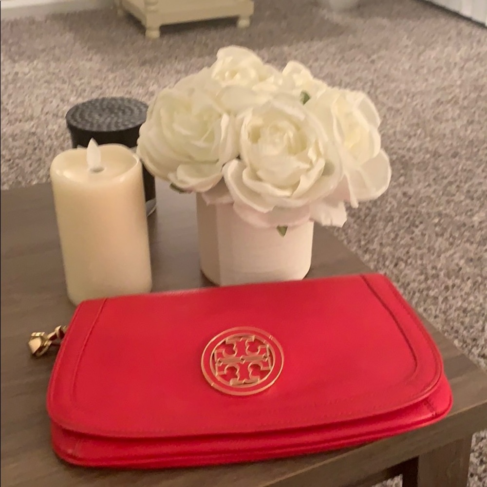 Tory Burch red crossbody